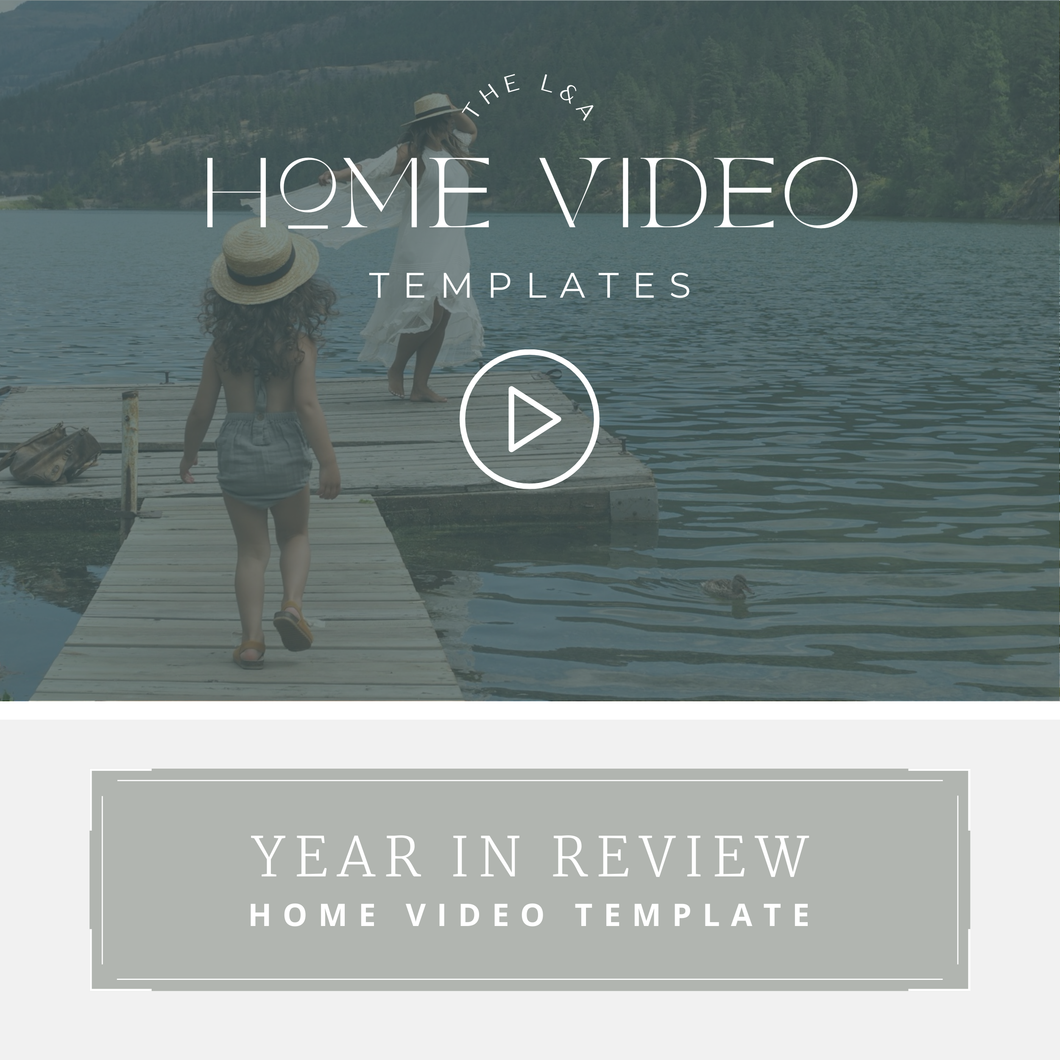 2024 Year in Review Home Video Template