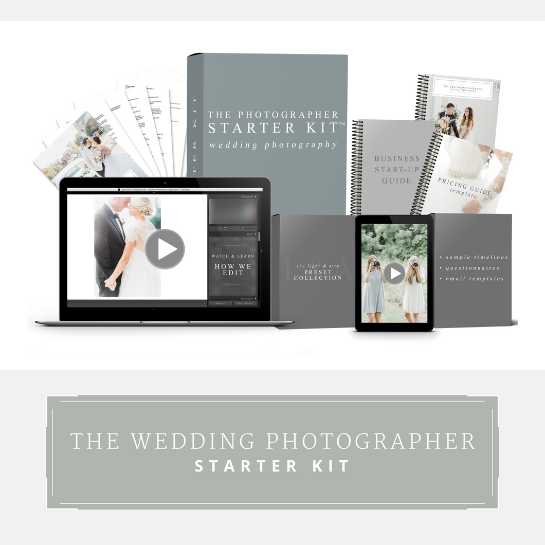 The Wedding Photographer Starter Kit