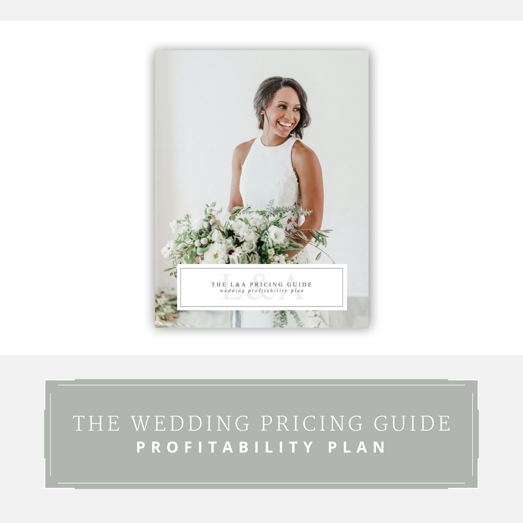 The Wedding Pricing Guide Profitability Plan
