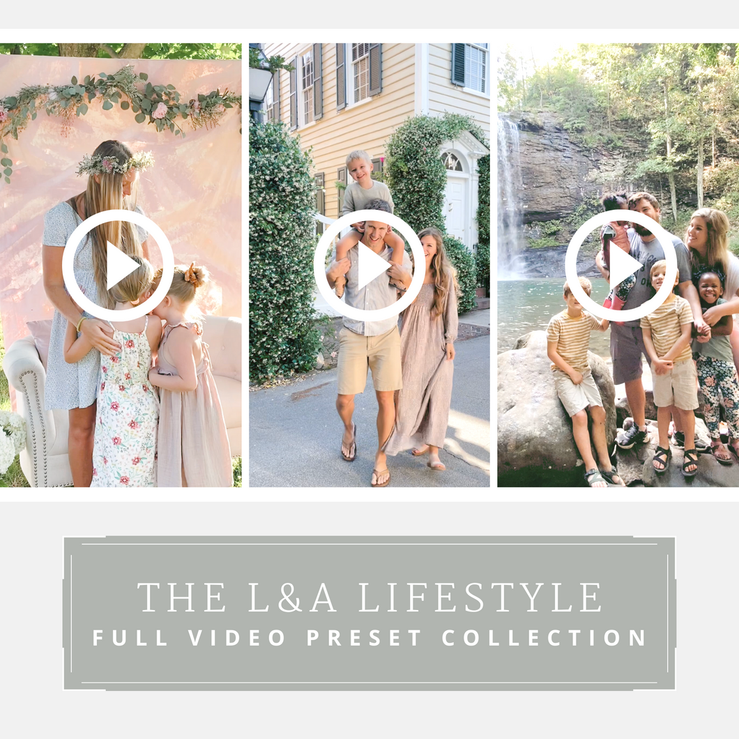 The L&A Lifestyle Video Presets