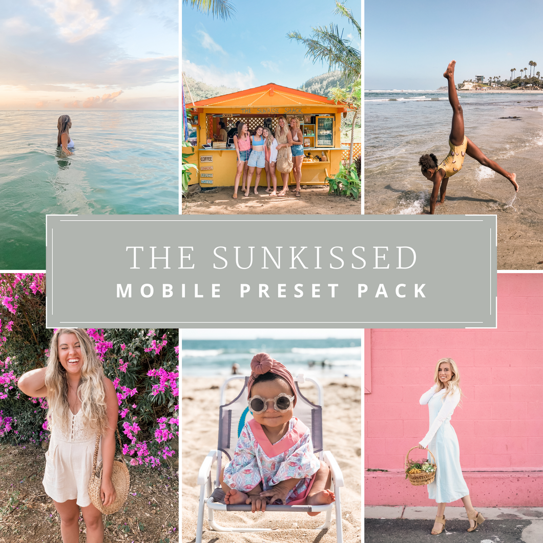 The Sunkissed Mobile Preset Pack